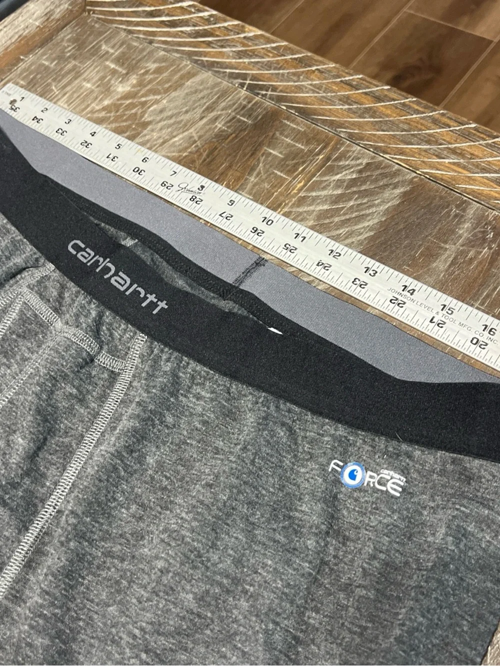 Carhartt Force Men’s Base Layer Thermal Pants Mid-weight Poly-Wool Size 2XL